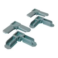 5/16-Inch Gray Window Frame Corner