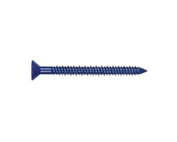 Hillman 3/16 X 1-3/4-Inch Flat Head Phillips Tapper Concrete Screw Anchor 100-Pack 3 Hillman 3/16 X 1-3/4-Inch Flat Head Phillips Tapper Concrete Screw Anchor 100-Pack