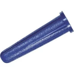 Hillman 14-16 X 1-3/8-Inch Blue Conical Plastic Anchor, 50-Pack