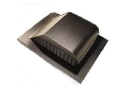 Roof Vent Slant Back Aluminum Black