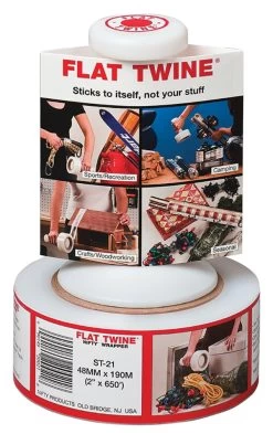 2-Inch X 650-Foot Flat Twine Stretch Film