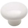 Amerock 1-1/4-Inch Ceramic Knob White