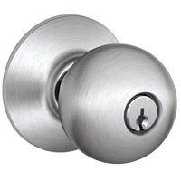 Satin Chrome Orbit Entry Knob