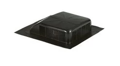 Roof Louver Slant Back Airhawk Galvanized Black