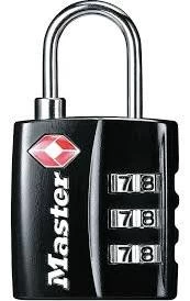 Master Lock 1-13/16-Inch TSA-Approved Luggage Lock