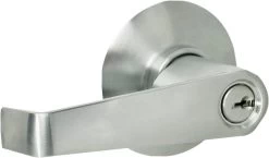 Satin Chrome Elan Lever Entry Lockset