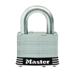 Master Lock 2 X 1-Inch Shackle Stainless Steel Keyed Padlock