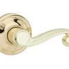 Lido Polished Brass Passage/Hall/Closet Knob