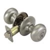 Satin Nickel Cambridge 2-Way Adjustable Entry Door Knob