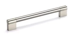 Richelieu 96mm Brushed Nickel Contemporary Stainless Steel Pull