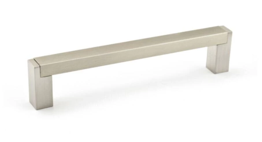 Richelieu 128mm Brushed Nickel Contemporary Metal And Aluminum Pull 3 Richelieu 128mm Brushed Nickel Contemporary Metal And Aluminum Pull