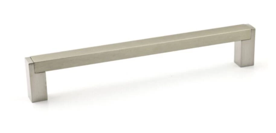 Richelieu 160mm Brushed Nickel Contemporary Metal And Aluminum Pull 3 Richelieu 160mm Brushed Nickel Contemporary Metal And Aluminum Pull