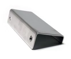 Richelieu 80mm Chrome Contemporary Stainless Steel Edge Pull