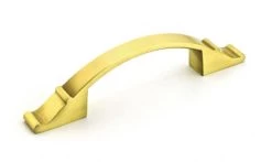 Richelieu 3-Inch Satin Brass Traditional Metal Pull