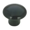 Richelieu 35mm Black Eclectic Ceramic Knob -Home-Building Hardware 7252778