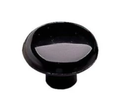 Richelieu 38mm Black Functional Plastic Knob