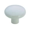 Richelieu 1-1/4-Inch White Functional Plastic Knob