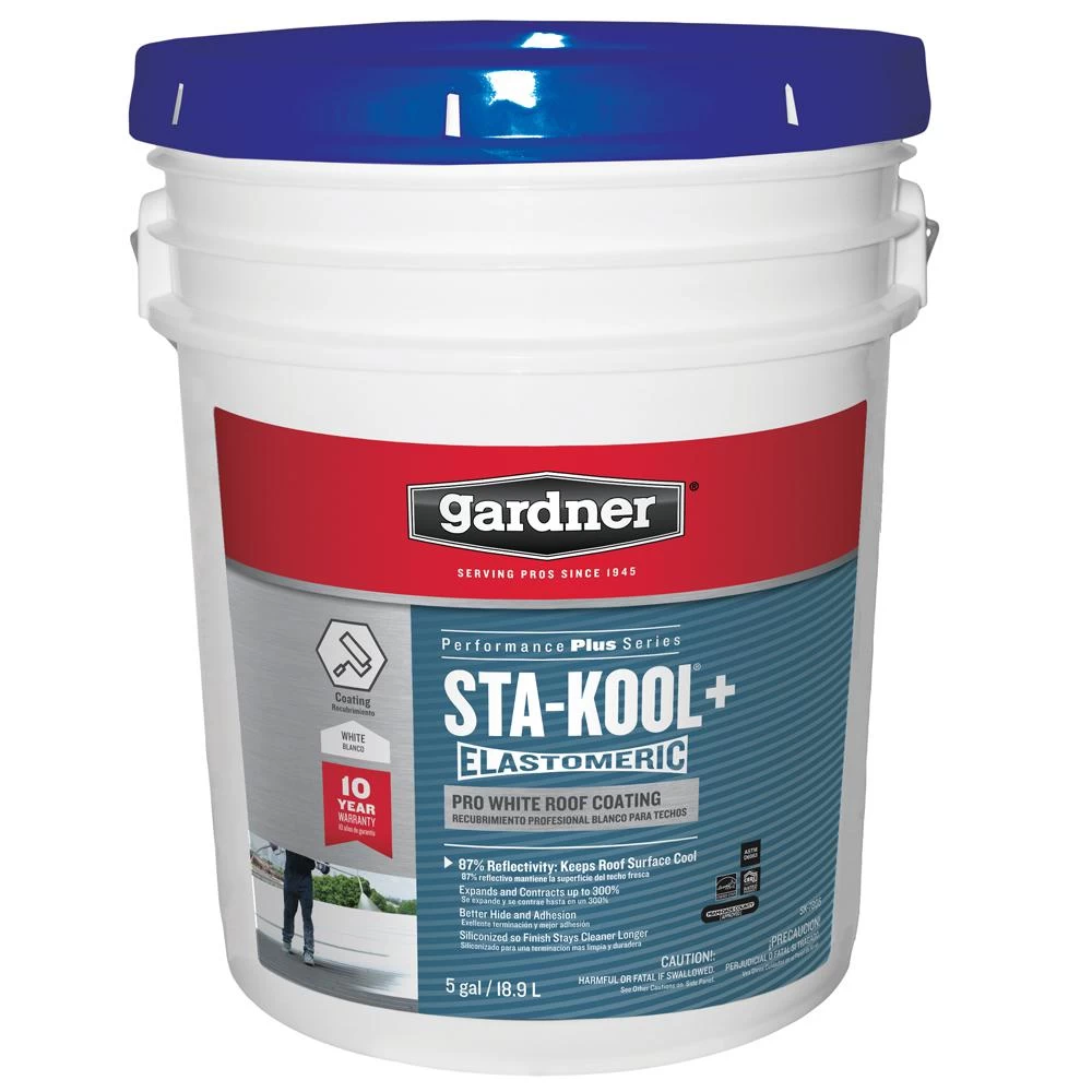 5-Gallon Sta-Kool+ Pro White Roof Coating 3 5-Gallon Sta-Kool+ Pro White Roof Coating