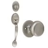 Satin Nickel Conventry Cambridge Handleset -Home-Building Hardware 7553712