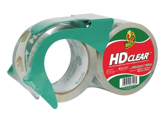 1.88-Inch X 54.6-Yard Clear Heavy Duty Packaging Tape With Dispenser, 2-Pack 5 1.88-Inch X 54.6-Yard Clear Heavy Duty Packaging Tape With Dispenser, 2-Pack - Image 3