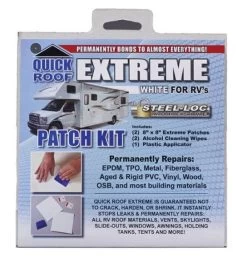 8 X 8-Inch Quick Roof Extreme White Patch Kit For RV's