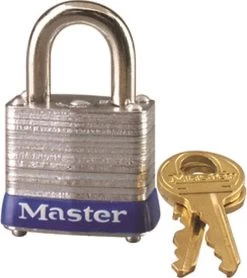 Master Lock 1-1/8-Inch Steel Laminated Padlock