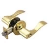 Polished Brass Spingdale Keyed Entry Lever -Home-Building Hardware 8056723