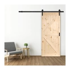 36-Inch X 84-Inch X 1-3/8-Inch Pine Sierre K-Design Barn Door