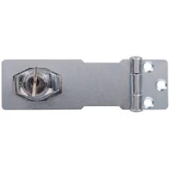 3-1/2-Inch Chrome Keyed Safety Hasp