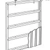 Hillman 10x10 Door Frame Kit White