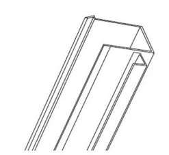 Hillman 10 Ft Vertical Door Frame Aluminum White