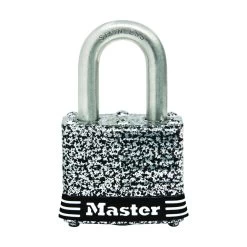 Master Lock 1-9/16-Inch Wide Laminated Stainless Steel Pin Tumbler Padlock