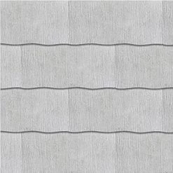 12-Inch X 24-Inch White Shingle Siding