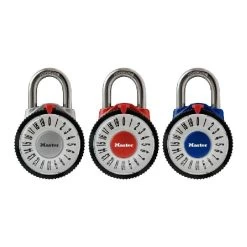 Master Lock 2-1/8-Inch Ez Read Ez Grip Combination Dial Padlock