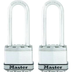 Master Lock 1-3/4 X 2-1/2-Inch Shackle Stainless Steel Keyed Padlock