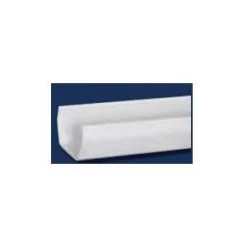 5-Inch X 10-Foot White Vinyl Gutter