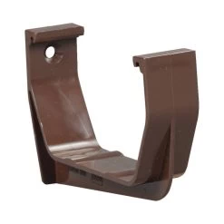 Brown Vinyl Contemporary Gutter Bracket