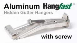 5-Inch Aluminum Hangfast Hidden Hangers With Clip And 3-1/2-Inch Screw