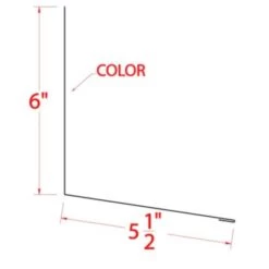 10-Foot 3-Inch Painted Endwall Trim 11 10-Foot 3-Inch Painted Endwall Trim -Home-Building Hardware EndWalltrimLO