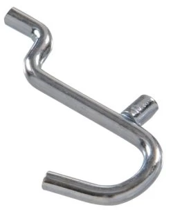 0.207 X 5/8 In Zinc Plated Curved Hook