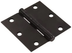 3-1/2 In Residential Door Hinge Black