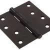 4 In Residential Door Hinge Black