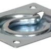 Zinc Plated 3 In X 3-1/2 In Flush Trap Door Ring -Home-Building Hardware HillmanGroup 1375090530 54 232