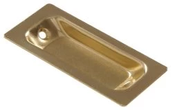 Brass Plated Flush Pulls