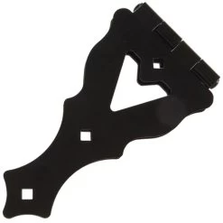 Ornamental Strap Hinge 10 In Black Heavy Duty