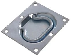 Zinc Plated Chest Handles 5-1/4 In X 4-5/16 In Flush