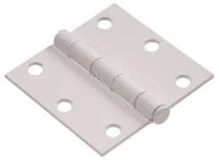3 In Residential Door Hinge White