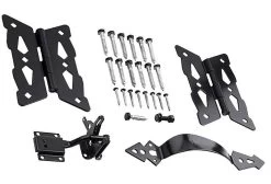 Black Decorative Butterfly Gate Hardware Kit 21 Black Decorative Butterfly Gate Hardware Kit -Home-Building Hardware butterfly