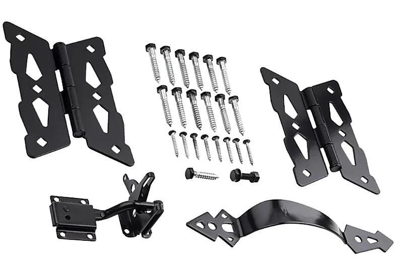 Black Decorative Butterfly Gate Hardware Kit 12 Black Decorative Butterfly Gate Hardware Kit - Image 10