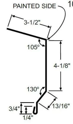 Special Order Eave Molding 10.5 Ft Painted